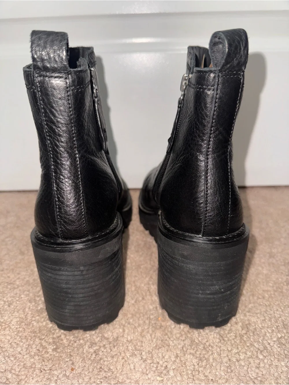 Zodiac Julie Lug Sole Wedge Bootie 7
